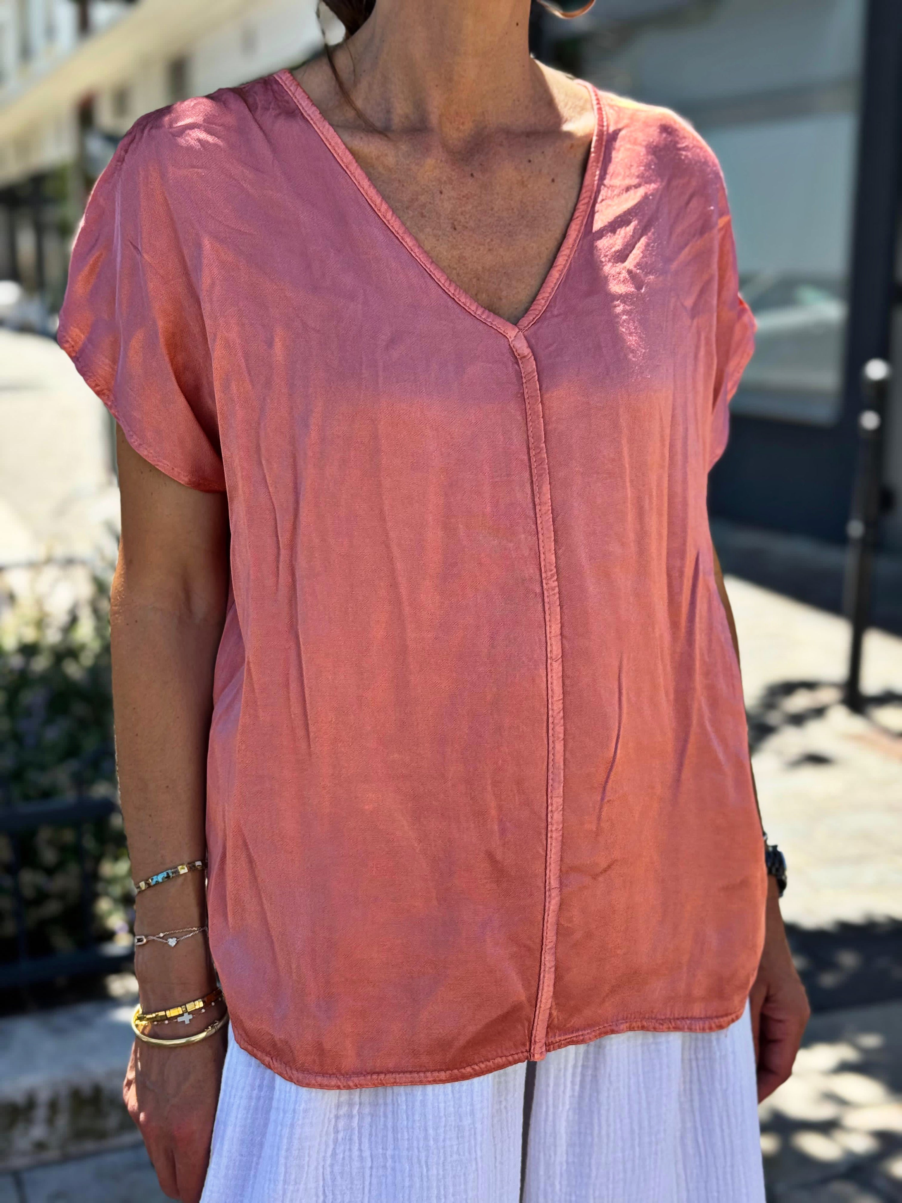 Top LIVIA Terracotta rosé