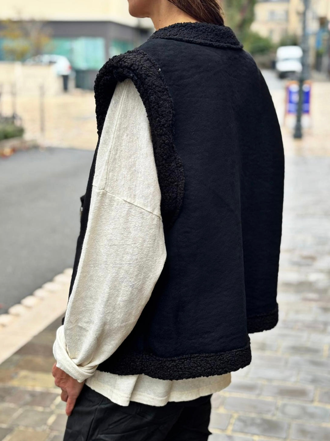 Gilet sans manche PAOLO Noir