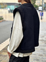 Charger l&#39;image dans la galerie, Gilet sans manche PAOLO Noir
