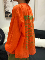 Charger l'image dans la galerie, Chemise Orange imprimé dos - LORYA
