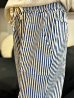 Charger l'image dans la galerie, Pantalon rayé marine LOUISON
