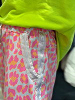 Charger l&#39;image dans la galerie, Pantalon CALYPSO Fuchsia Orange Ecru
