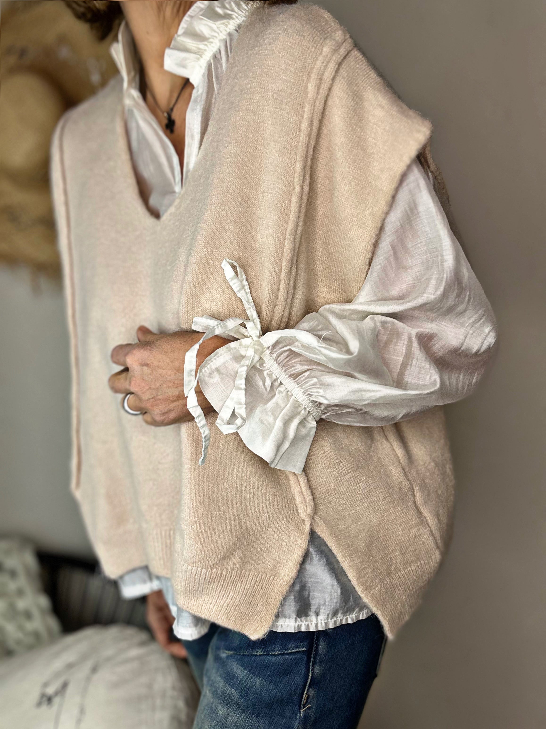 Pull HEDI Beige/Rosé