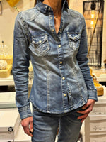 Charger l'image dans la galerie, Chemise jeans TALIA Bleu
