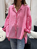 Charger l&#39;image dans la galerie, Chemise/Tunique AMANDA Fuchsia
