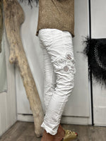 Charger l'image dans la galerie, Pantalon magique Blanc - EMMA
