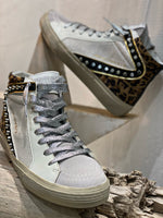 Charger l&#39;image dans la galerie, Baskets hautes NILA Blanc- Leopard
