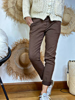 Charger l&#39;image dans la galerie, Pantalon MINO Chocolat
