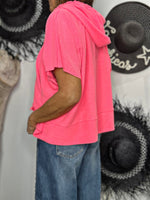 Charger l'image dans la galerie, Sweat Banditas Fuchsia coton gratté – SPATULA STAR
