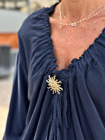 Charger l&#39;image dans la galerie, Blouse NAYA Marine
