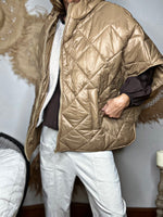 Charger l&#39;image dans la galerie, Blouson Poncho PAULUS Camel
