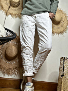 Pantalon LIPPO Blanc