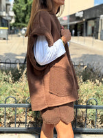 Charger l&#39;image dans la galerie, Blouson sans manche LOOMY Choco
