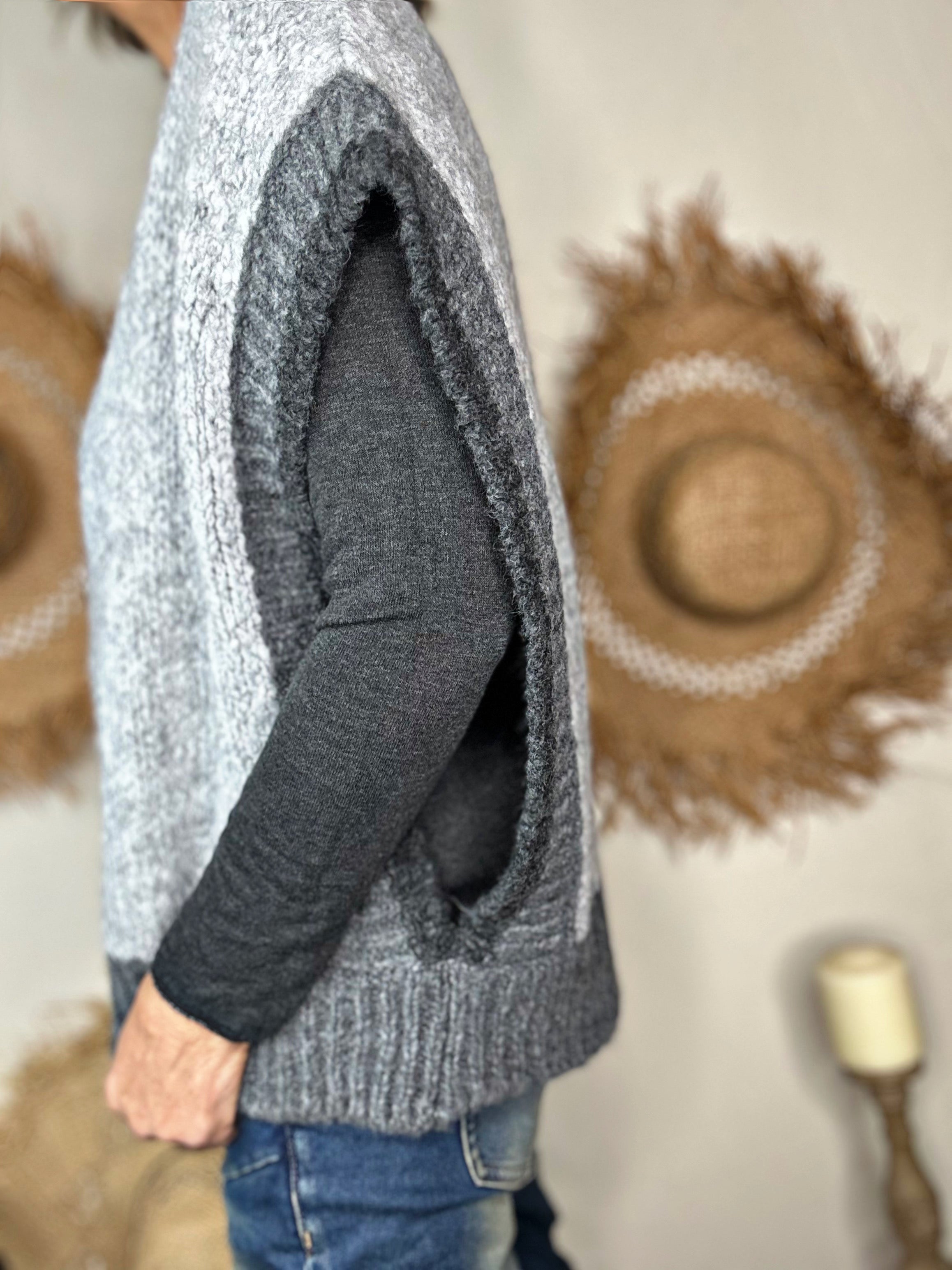 Pull sans manche PALENCIA Gris