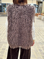 Charger l&#39;image dans la galerie, Gilet sans manche KIM Choco

