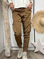 Charger l&#39;image dans la galerie, Pantalon CARGO Camel
