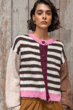 Charger l'image dans la galerie, Gilet MAIA Choco - Gold and Silver
