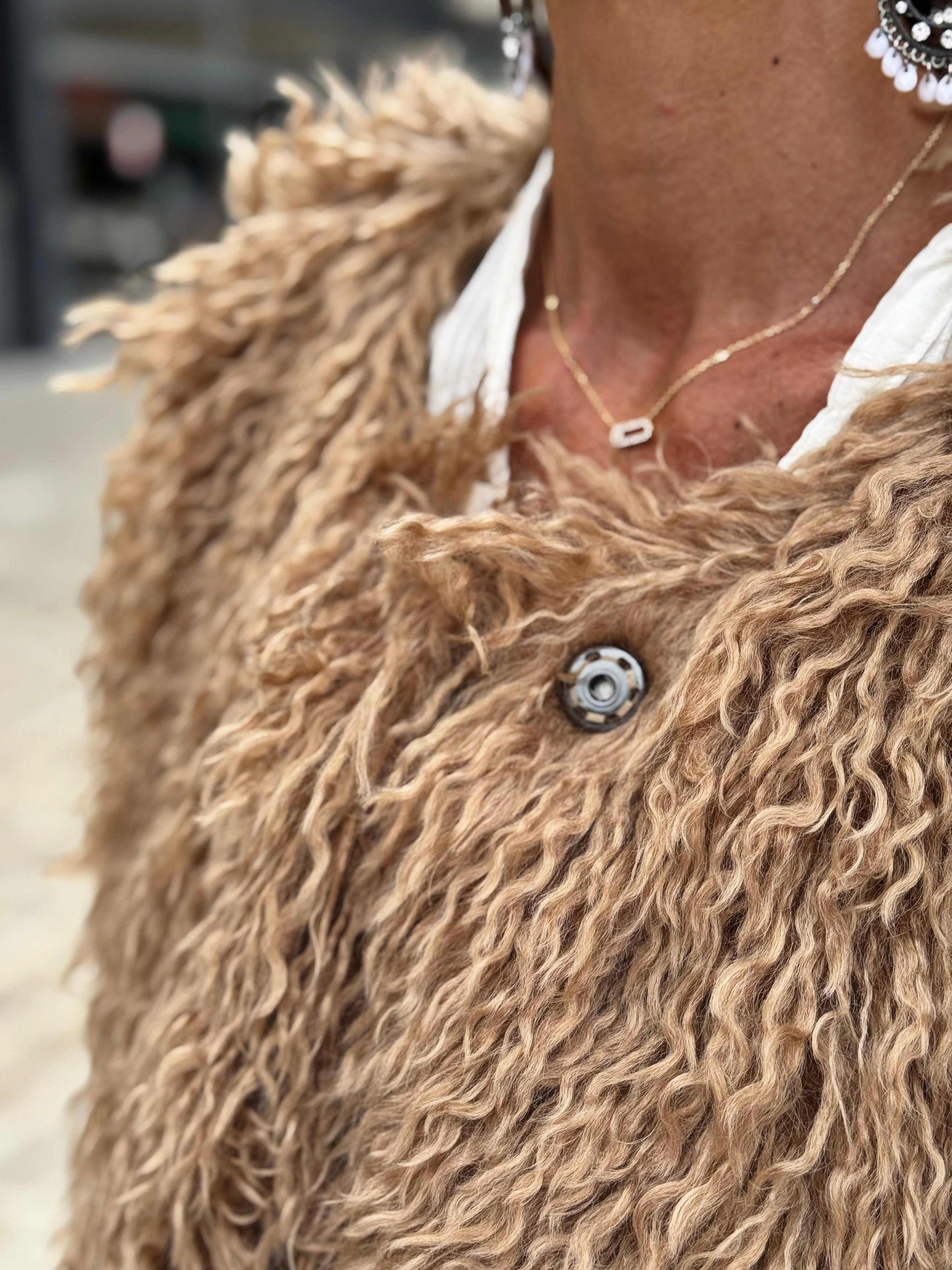 Gilet sans manche KIM Camel
