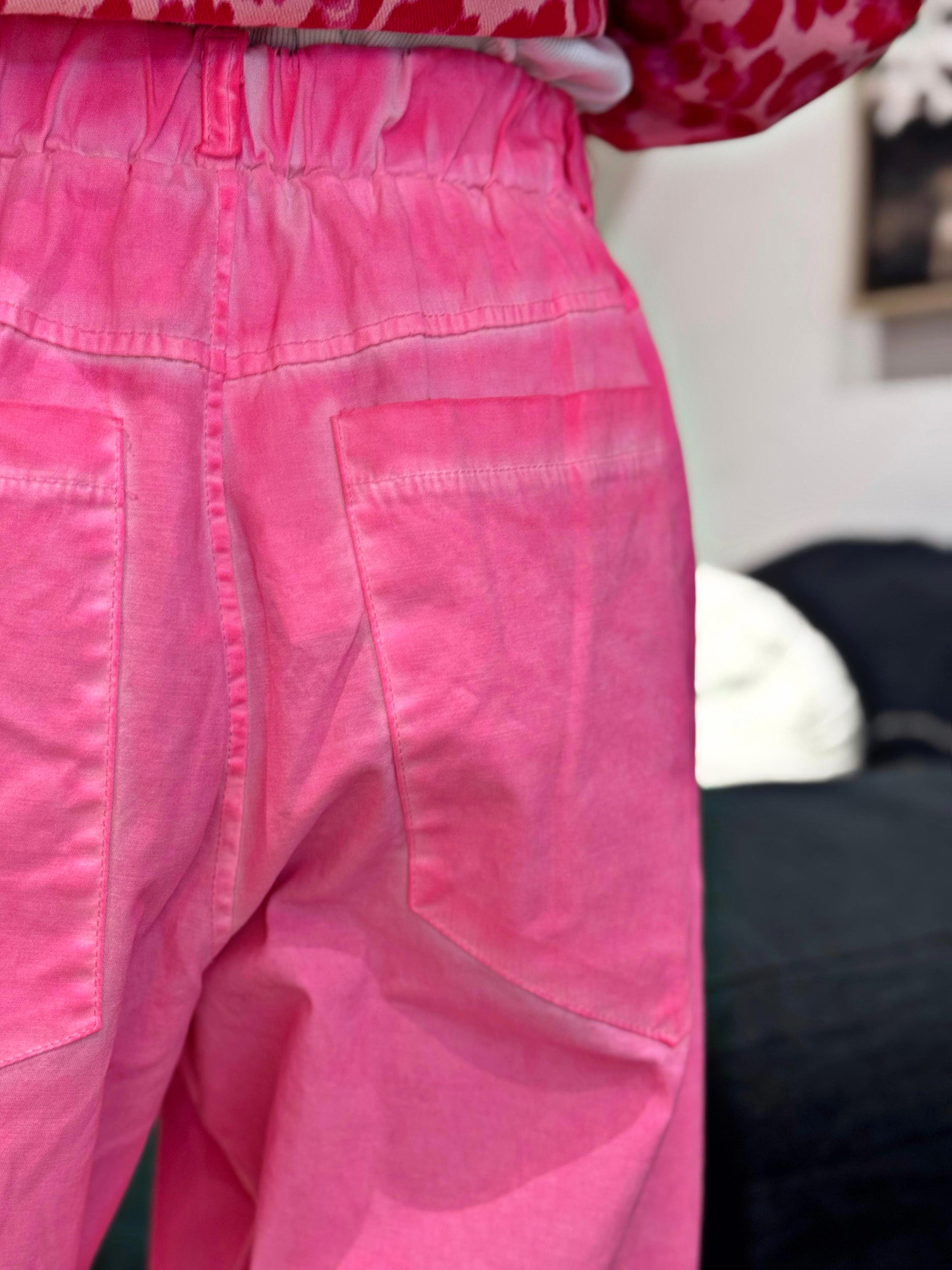 Pantalon TWIST Rose fluo