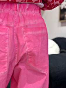 Pantalon TWIST Rose fluo