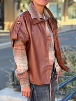Charger l'image dans la galerie, Veste sans manches SOFIA Cognac
