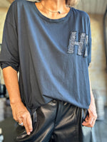 Charger l'image dans la galerie, Tee shirt HUGO Noir
