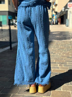 Charger l'image dans la galerie, Ensemble top et pantalon Bleu - JANEL
