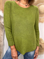 Charger l'image dans la galerie, Pull doux LINO Vert olive
