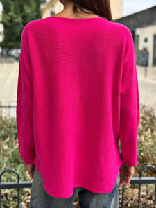 Pull doux TAO Fuchsia