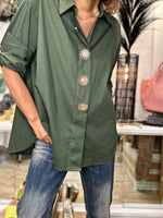 Charger l&#39;image dans la galerie, Chemise SOLYA Vert
