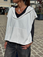Charger l'image dans la galerie, Sweat sans manches VIKA Ecru
