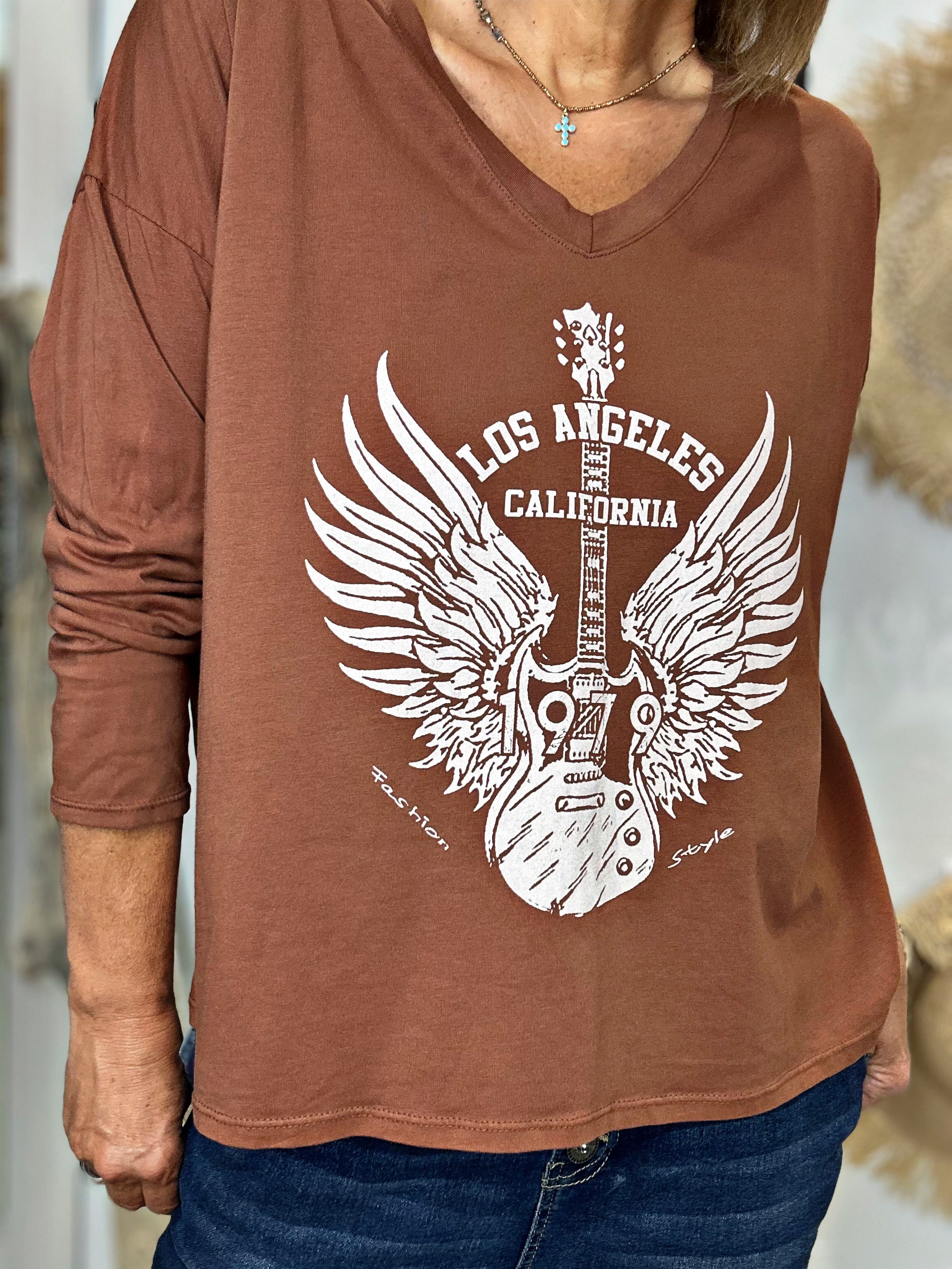 Tee shirt LOS ANGELES Choco