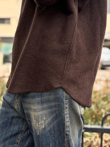 Pull doux TAO Chocolat