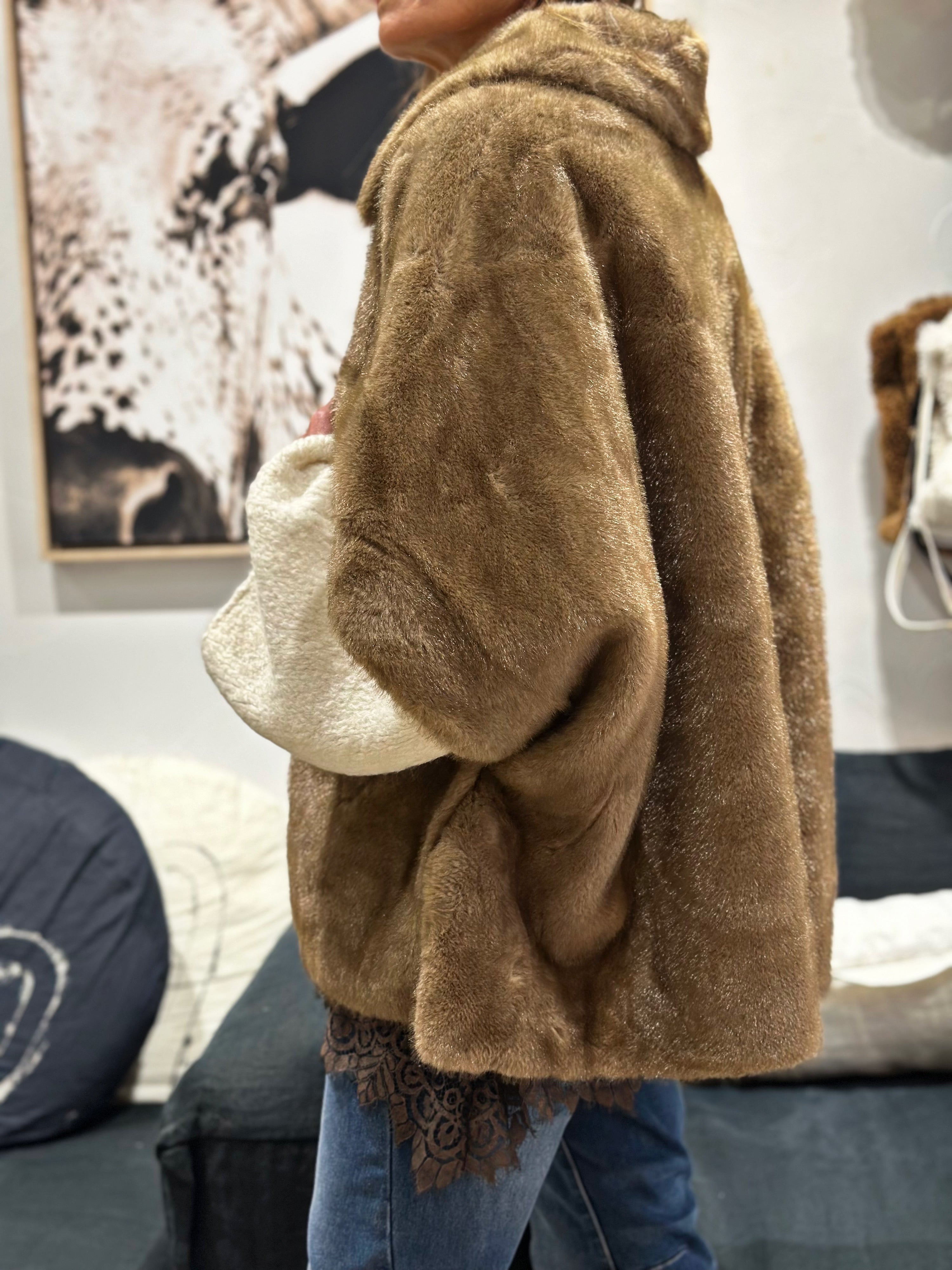 Veste/Poncho MAYA Camel