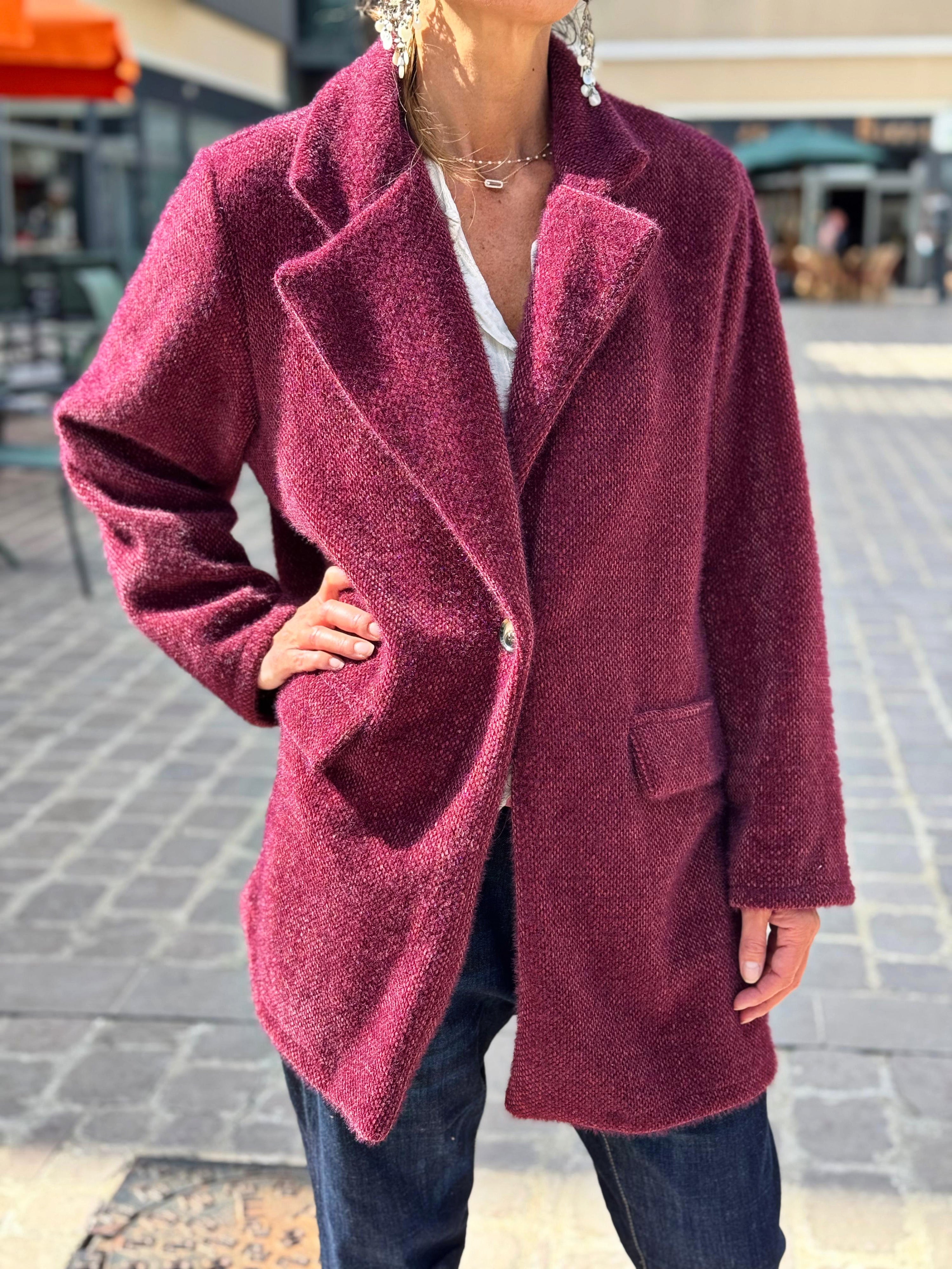 Manteau VIRGIL Bordeaux