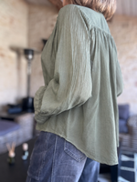 Charger l'image dans la galerie, Blouse MIA Kaki
