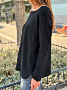 Pull doux LINO Noir