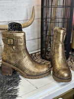 Charger l&#39;image dans la galerie, Boots MARGAUX Gold
