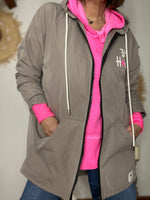 Charger l'image dans la galerie, Blouson léger BE HAPPY Taupe
