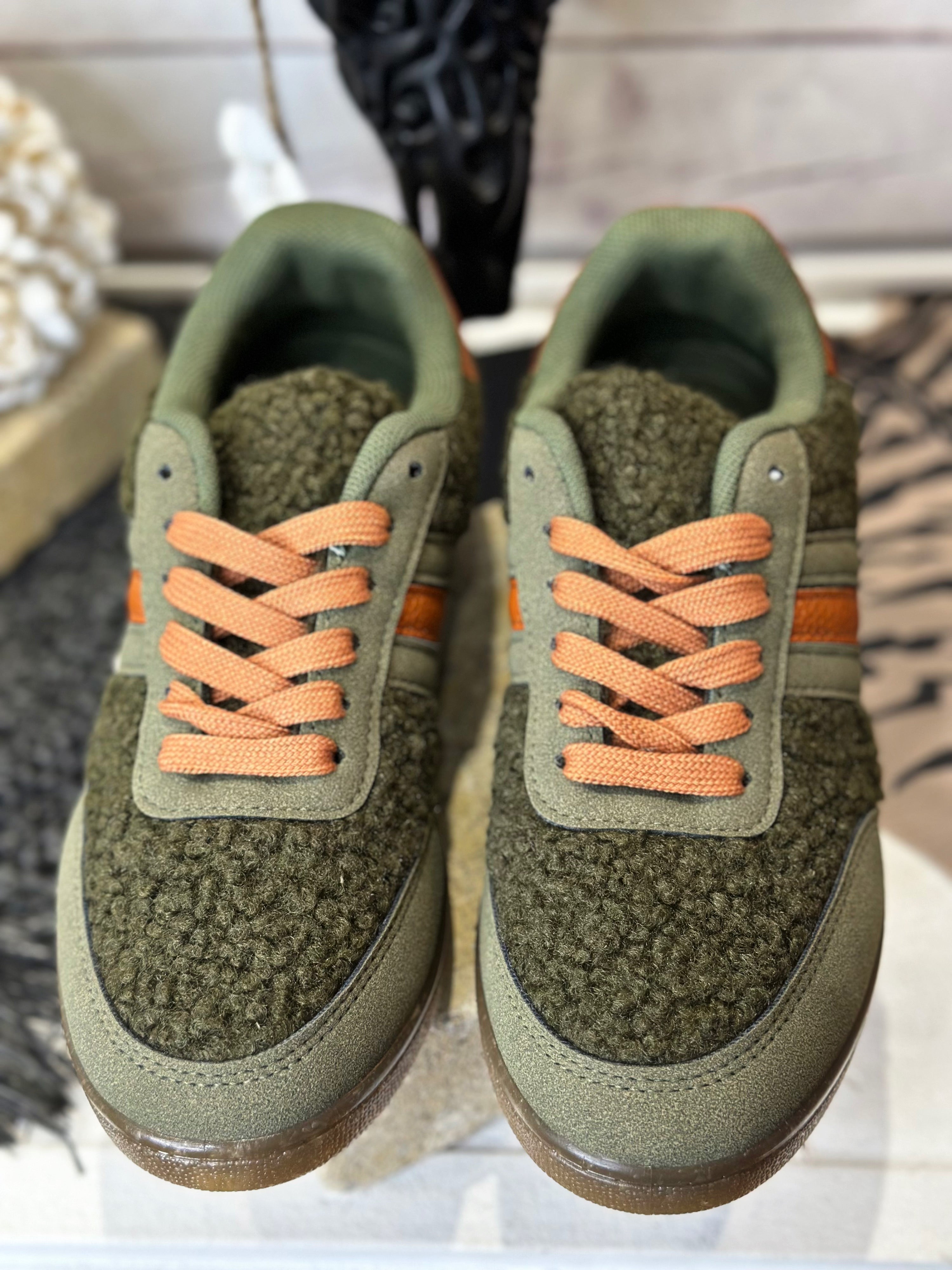 Baskets KENZA Kaki