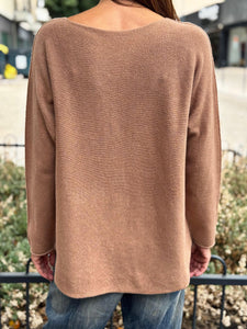 Pull doux LINO Camel