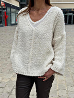 Charger l&#39;image dans la galerie, Pull ALVAR Ecru
