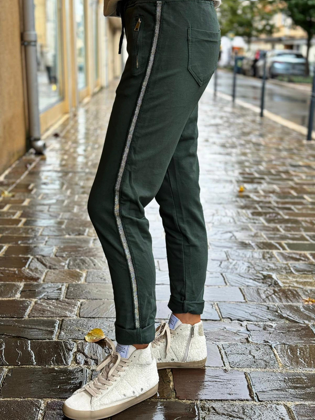 Jogg TOMI  Vert bouteille