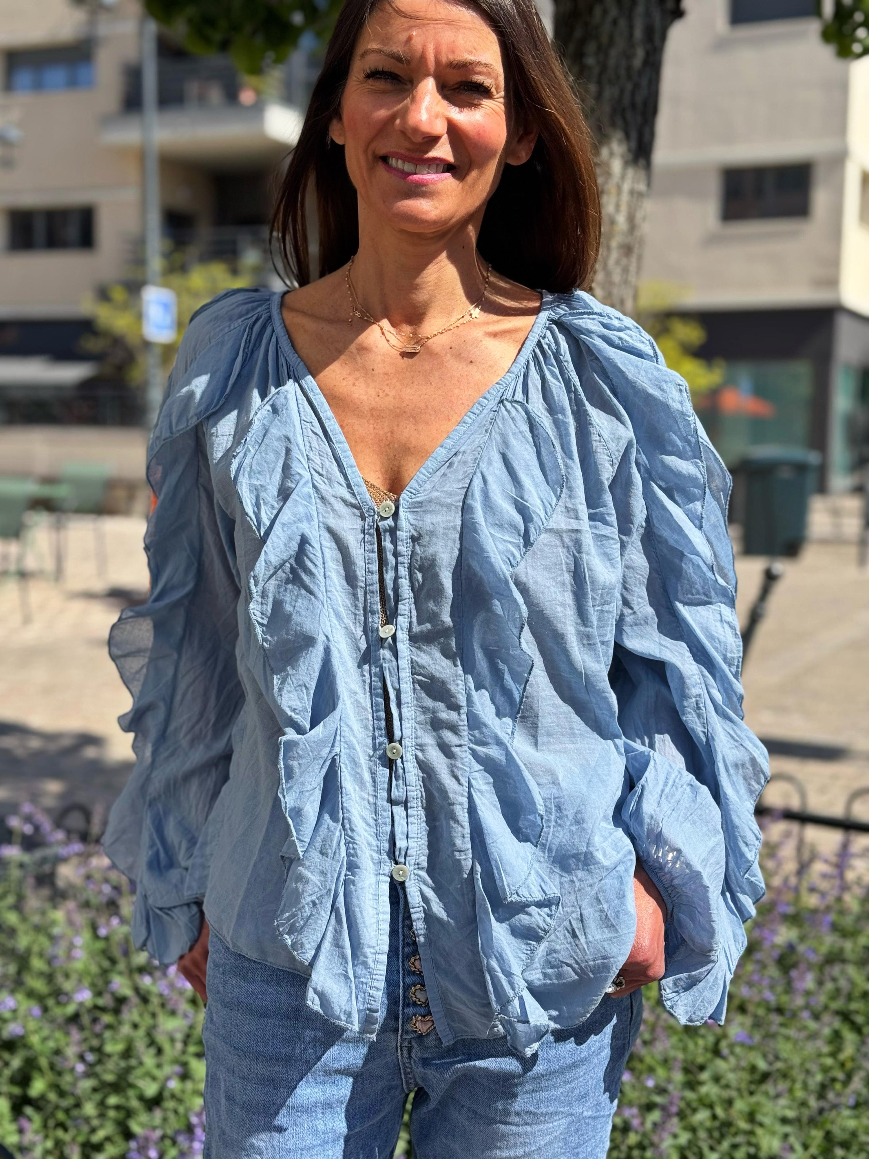 Chemise NINA Bleu