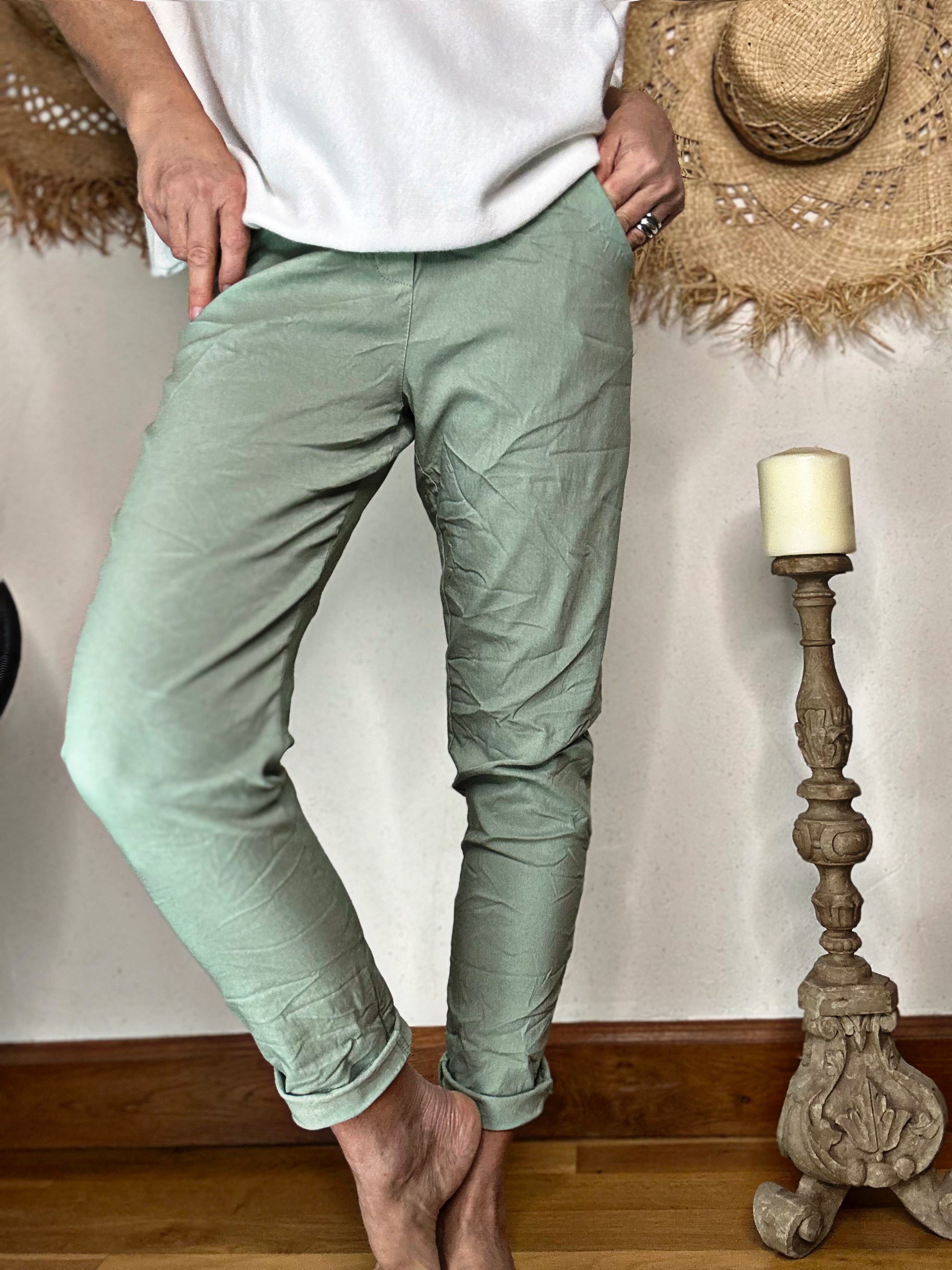 Pantalon magique TALLY Kaki clair