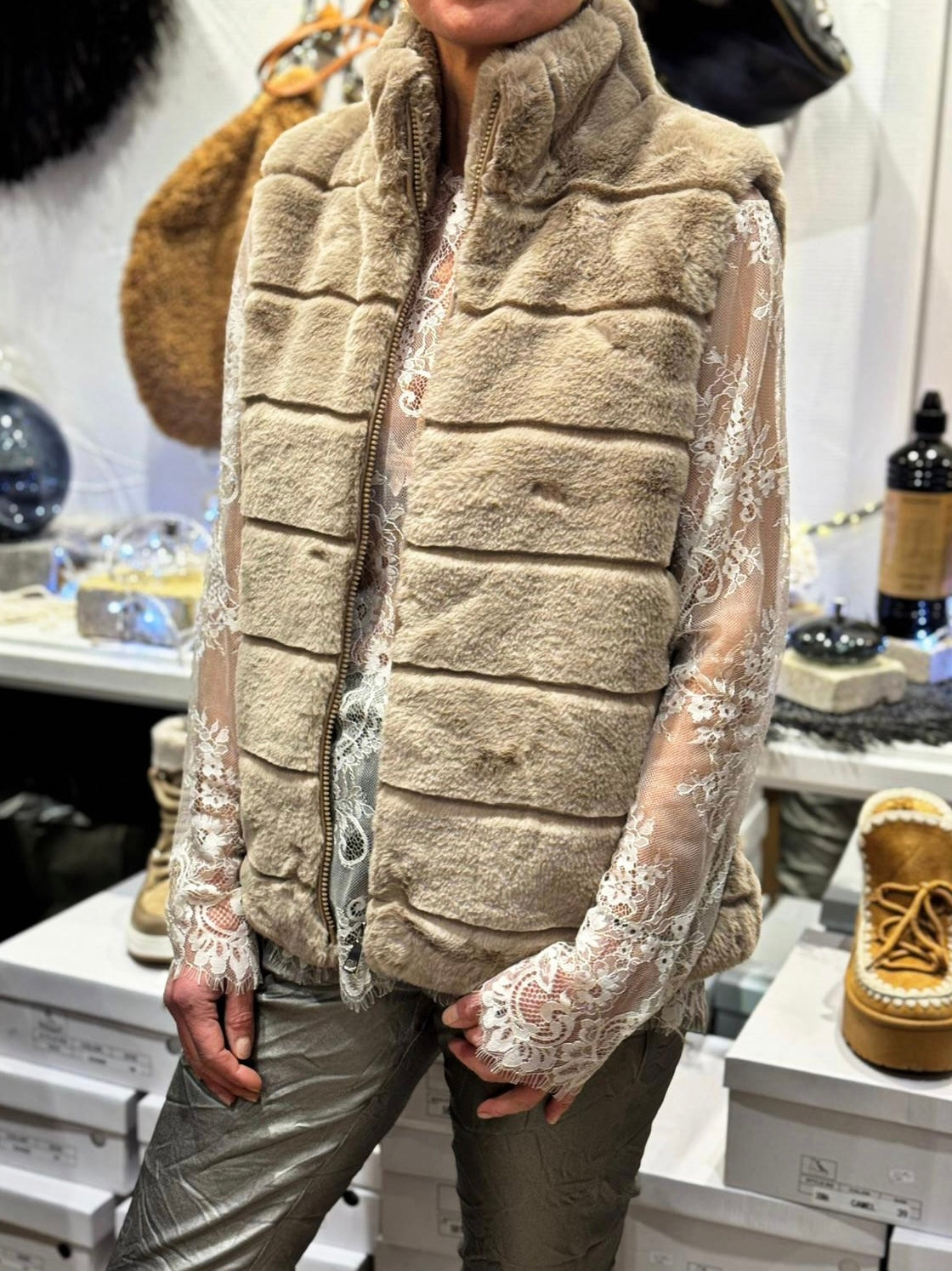 Gilet LIVO Taupe