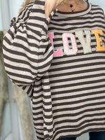 Charger l&#39;image dans la galerie, Sweat LOVE Choco
