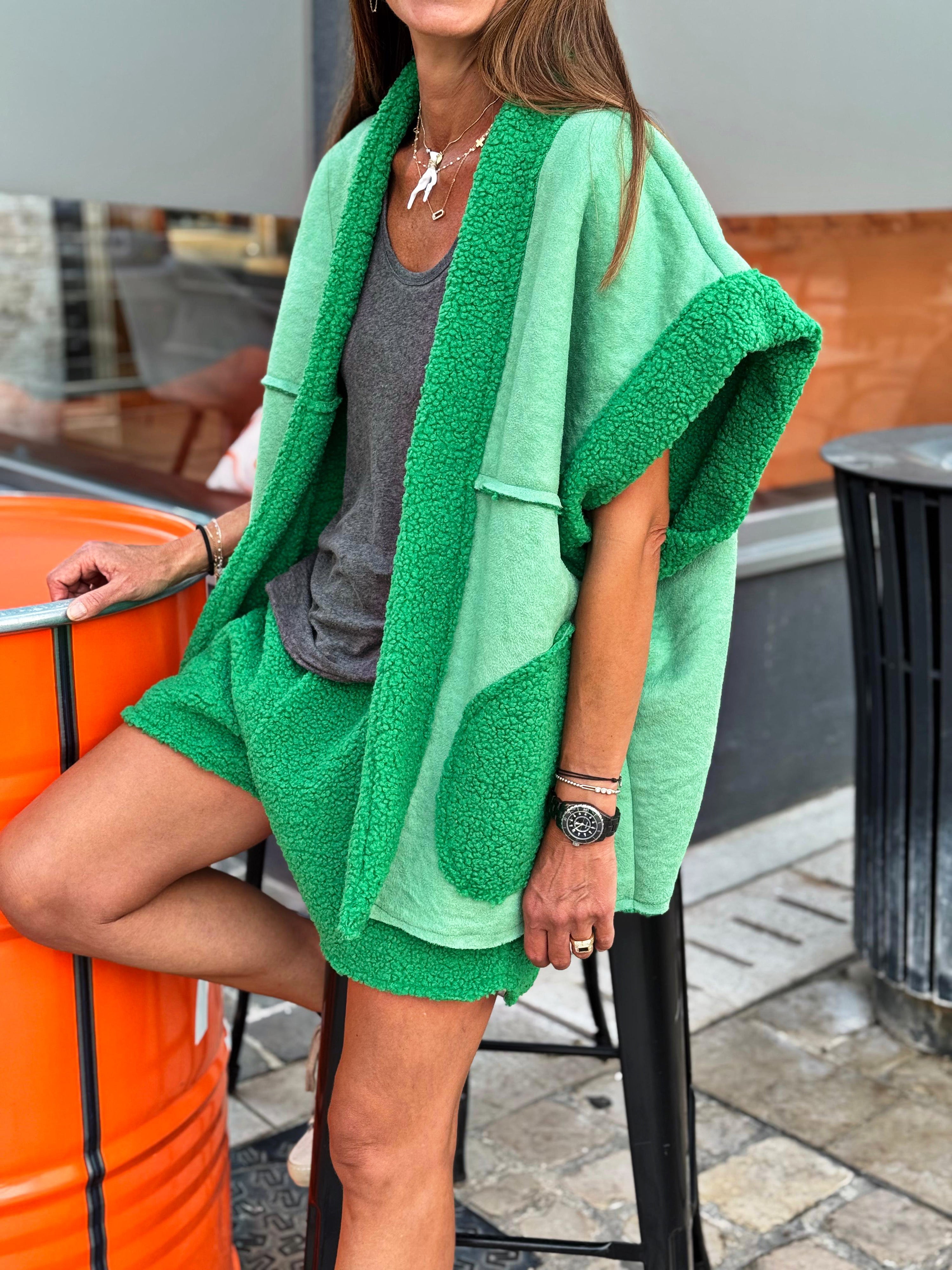 Blouson sans manche LOOMY Vert