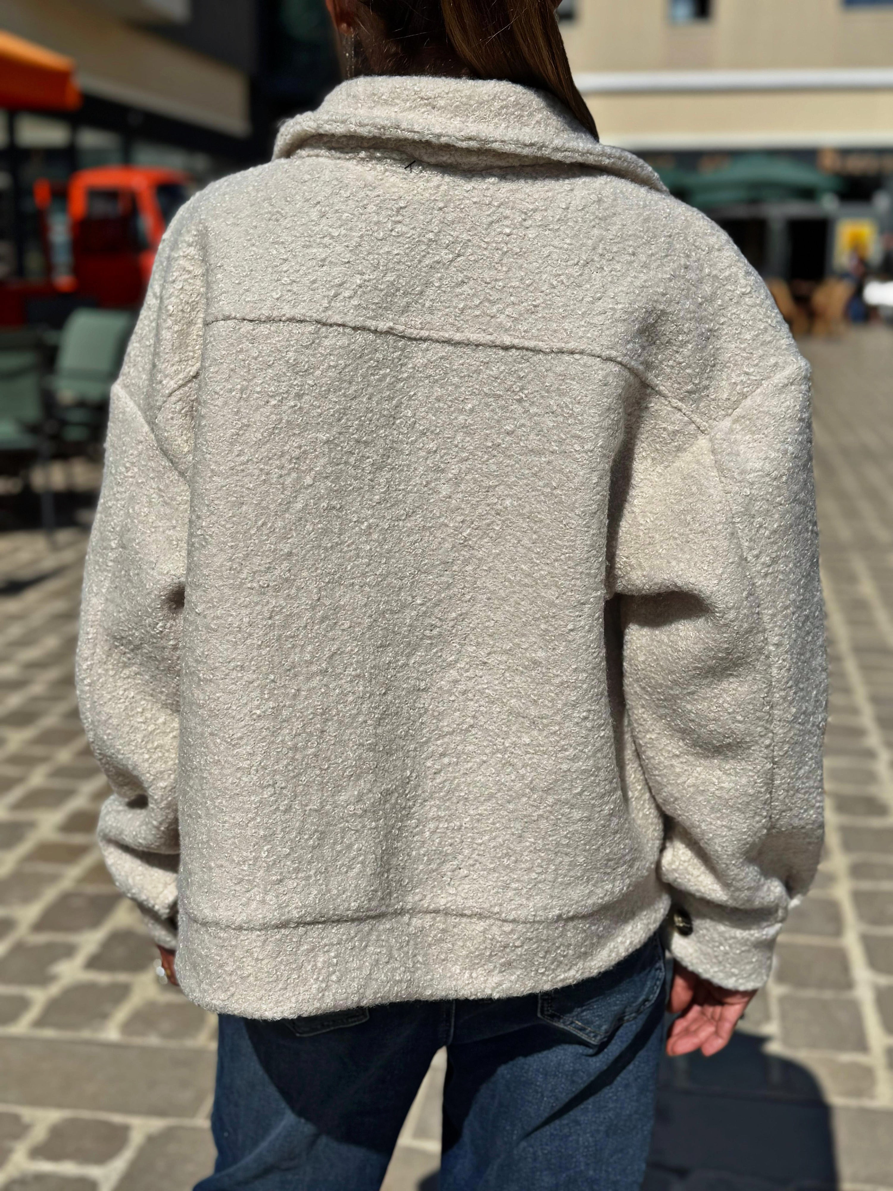 Blouson bouclette GAB Beige