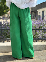 Charger l&#39;image dans la galerie, Pantalon gaze de coton YAGO Vert
